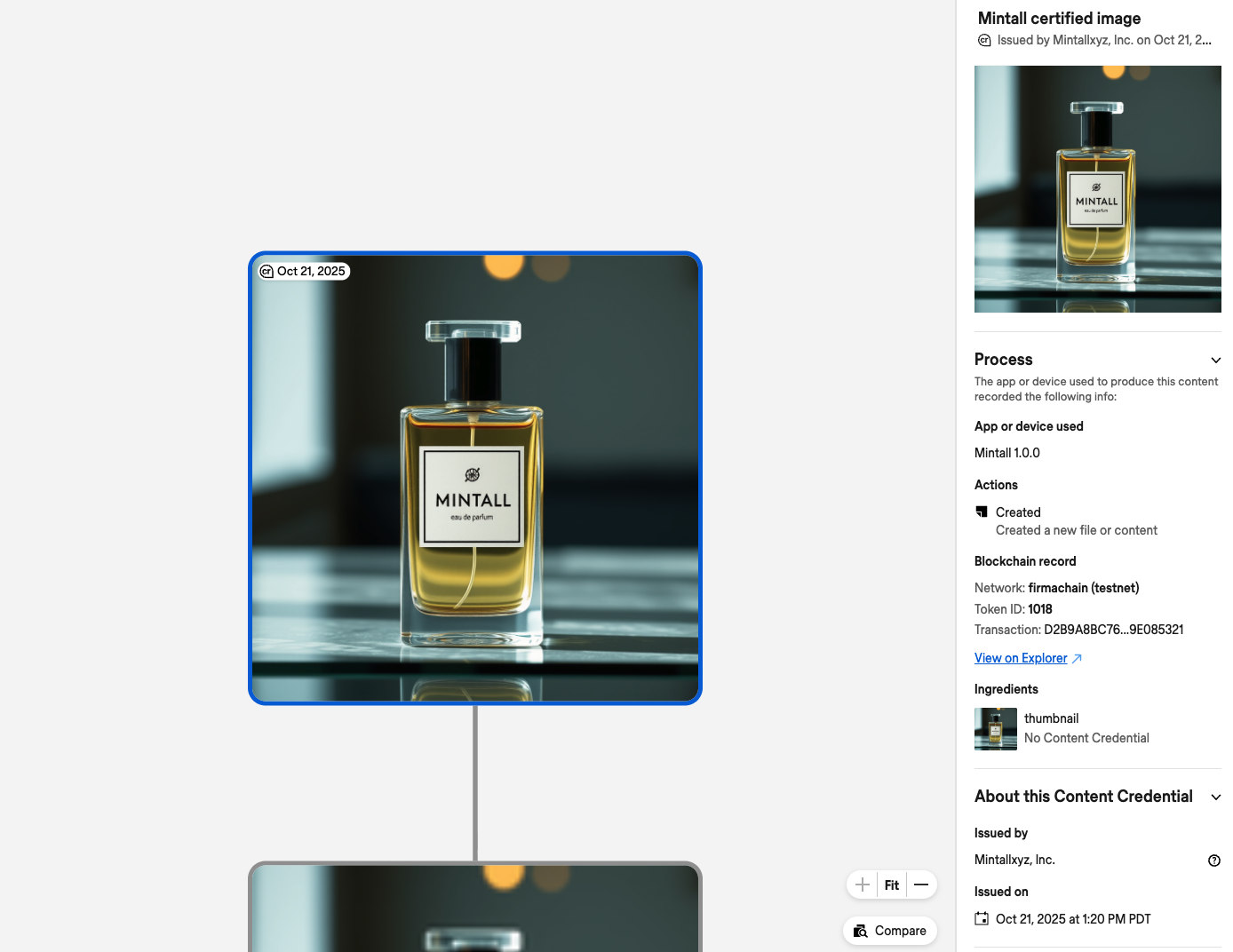 When Blockchain Meets Content Credentials: A New Way to Prove Ownership